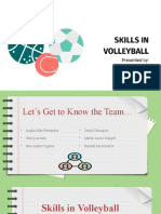Skills in Volleyball
