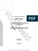 Nederlandse Praktijkrichtlijn. NPR 7201 (NL) Vervangt NEN - 2005 NEN - 2005 NPR 7201 - 2017 Ontw. ICS 93.
