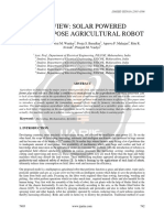 A Review: Solar Powered Multipurpose Agricultural Robot