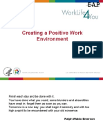 Creating A Positive Work Environment