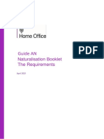 Guide AN Naturalisation Booklet The Requirements April 2021