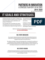 IT Strategic Goals and Strategies - One Sheet