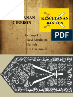 Kesultanan Banten & Cirebon 1