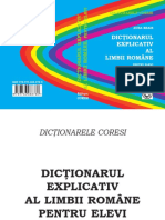 Dictionar Explicativ Al Limbii Romane-PentruElevi