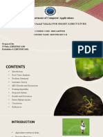 Department of Computer Applications: UAV (Unmanned Aerial Vehicle) FOR SMART AGRICULTURE