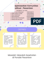 Asuhan Keperawatan Komunitas Di Institusi Pesantren