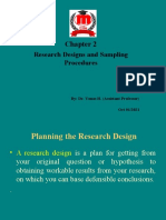 Chapter 2 Research Design and Sampling Exam Focus