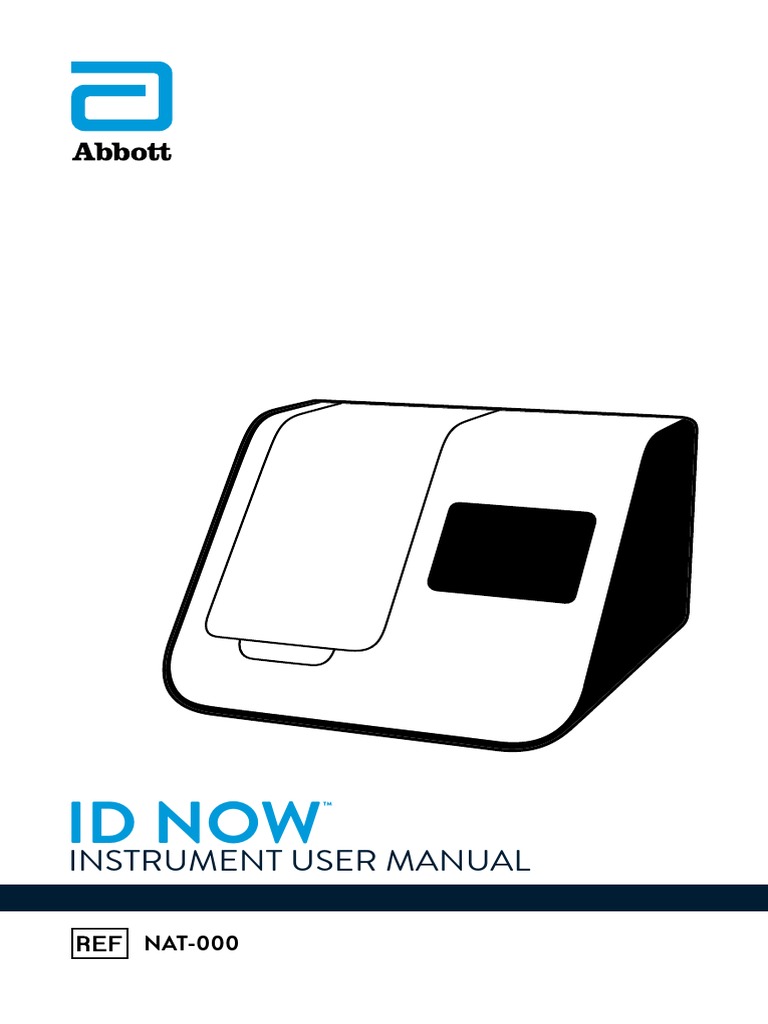 Id Now Instrument User Manual PDF Polymerase Chain Reaction Menu