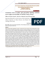 Occurrence level of urban and peri-urban farming activities across major network links of Nairobi County, Kenya | IJAAR @scribd