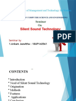 Silent Sound Technology: Seminar On