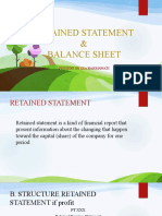 Retained Statement & Balance Sheet