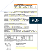 Design Input:: Design Sheet Title: Design of Anchor Bolts & Base Plate For A Fixed Base Column Ameya STD