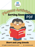 Phonics Activities Sorting Sounds Copyright English Created Resources 2021