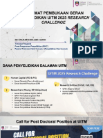 Taklimat Pembukaan Geran Dalaman Uitm2025 Res Challenge