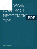 How To Negotiate Software Contracts? - Aavenir