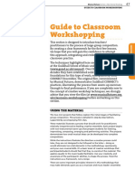 Guide To Classroom Workshopping: Using The Material