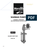 Warman Pumps: Assembly, Operating and Maintenance Instructions
