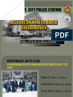 Lecture For Students Illegal Drugs Updated 2012