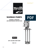 Warman Pumps: Assembly, Operating and Maintenance Instructions