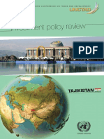Tajikistan Investment Policy 2018