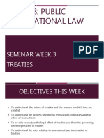 Lwn158: Public International Law: Seminar Week 3: Treaties