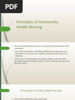 Principles of Community Health Nursing