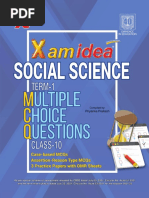 Xam Idea Social Science Standard Class 10 Term 1 MCQ