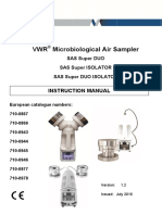 Manual Microbiological Air Sampler SAS SUPER DUO & ISOLATOR