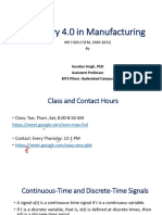 Industry 4.0 in Manufacturing: ME F426 (I SEM, 2020-2021) by