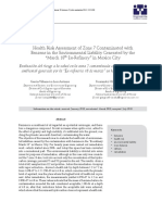 Health Risk Assessment of Zone 7 Contaminated With Benzene in The Environmental Liability Generated by The "March 18 Ex-Refinery" in Mexico City