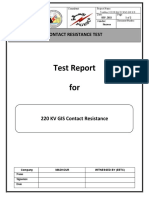 Contact Resistance Test Report