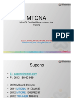 Adoc - Pub Mtcna Mikrotik Certified Network Associate Trainin