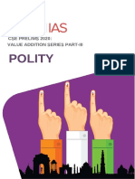 Guide to CSE PRELIMS 2020: VALUE ADDITION SERIES PART-III POLITY