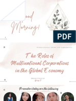 The Role of MNC in The Global Economy