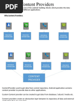 Content Providers