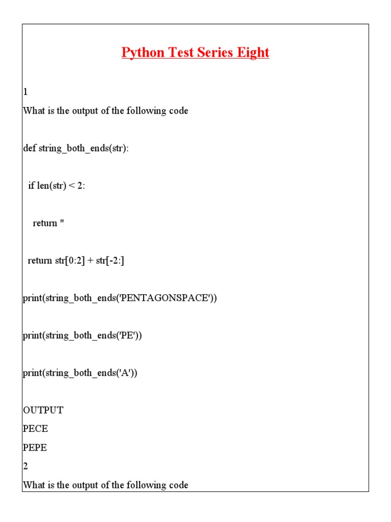 Python Code Output Explanations | PDF | Workweek And Weekend | Astrology