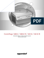 Eppendorf 5804R Centrifuge Manual