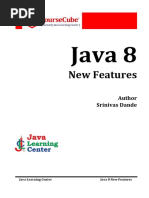 Java8 New Features - Study Guide