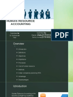 Human Resource Accounting: by Jhaku (21701012) (21701032) To