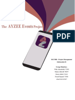 Project Management - Ayzee Events
