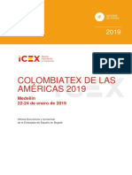 Colombiatex de Las Américas 2019: Medellín 22-24 de Enero de 2019