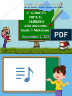 1st Quarter Virtual Assembly and Awarding