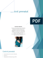 Control prenatal para Enfermería