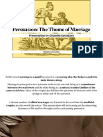Analysis of The Theme of Marriage in Jane Austen's Persuasion' Novel - Chanelle Katsidzira