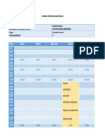 Horario fonoaudióloga 2019