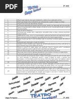 Campo Lexical de Teatro