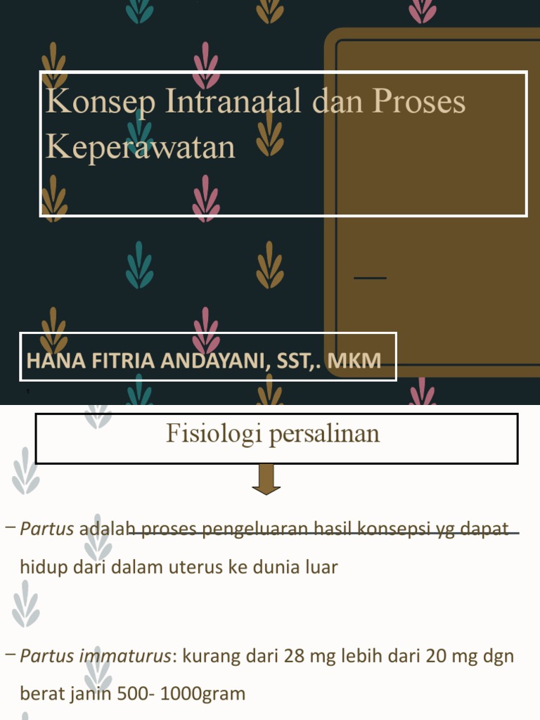 Proses Persalinan dan Keperawatan Intranatal | PDF