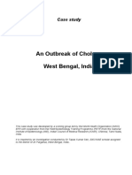 An Outbreak of Cholera West Bengal, India: Case Study