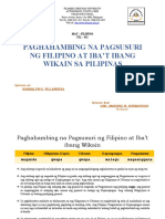 Paghahambing Na Pagsusuri NG Filipino at Iba (Baltazar, Dainne Dominic B.)