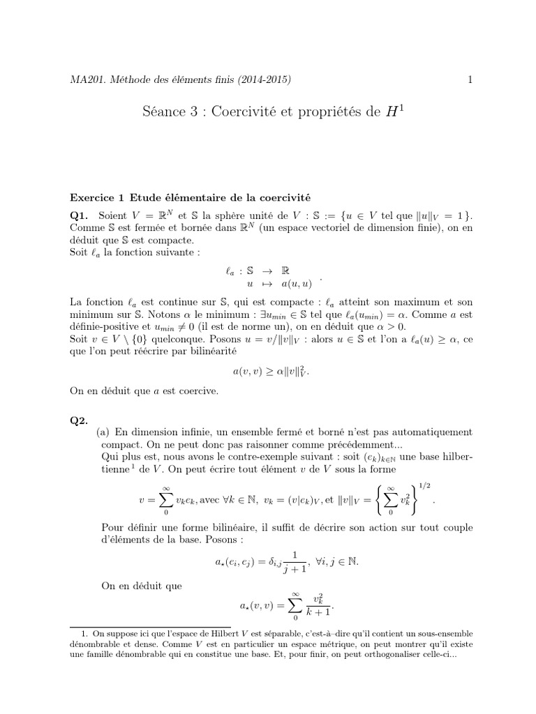 TD3 Cor | PDF | Méthode des éléments finis | Fonctionnalités et ...